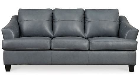 Gray Leather Sleeper Sofa Queen