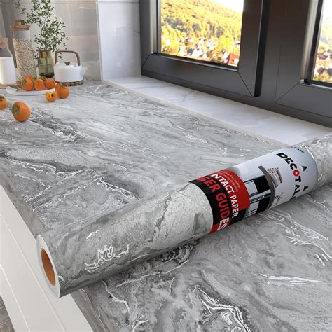 Gray Marble Contact Paper