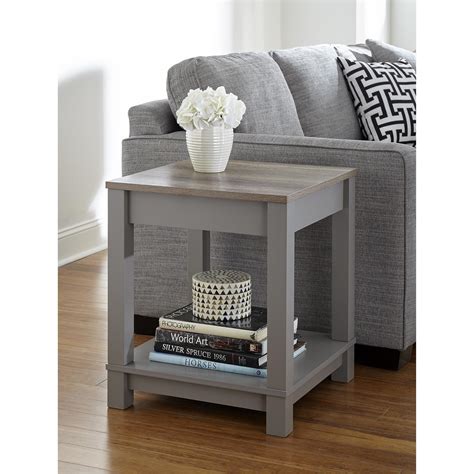 Gray Oak End Tables