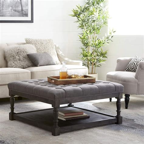 Gray Ottoman Table