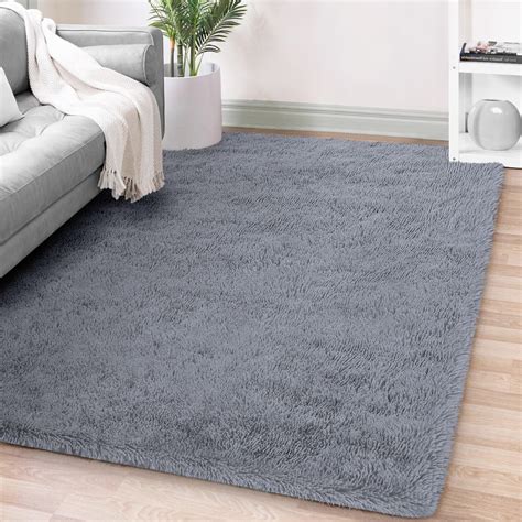 Gray Plush Rugs