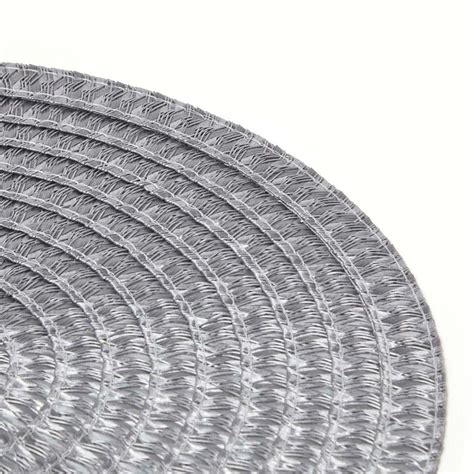 Gray Round Placemat