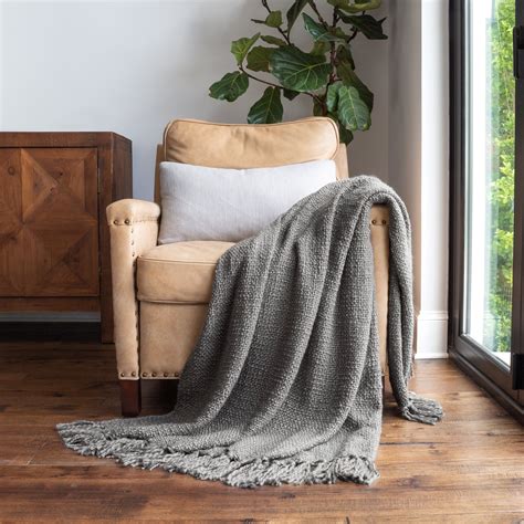 Gray Throw Blanket Cheap