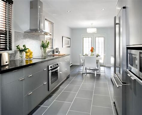 Gray Tile Kitchen Floor Ideas