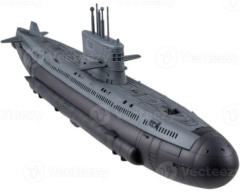 Gray Toy Submarine