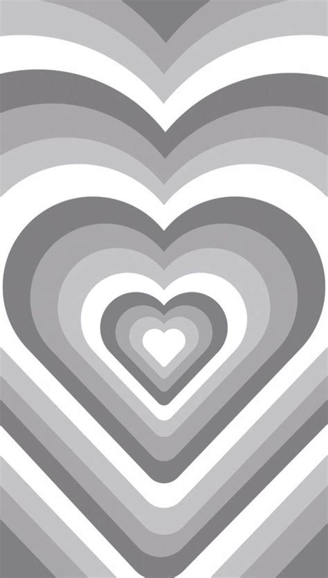 Gray Wallpaper Heart