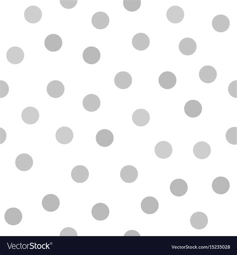 Gray White Polka Dot Wallpaper
