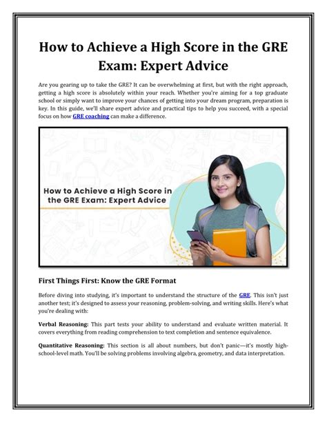 gre advice