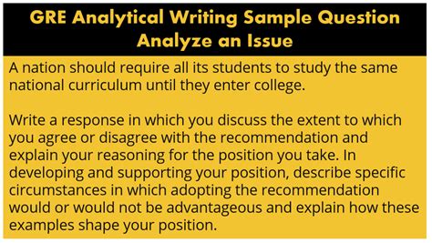 gre analytical questions