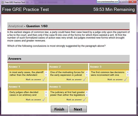 gre test simulation free