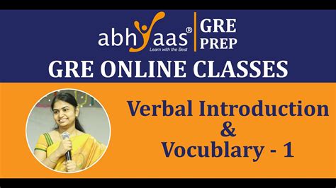 gre verbal online classes