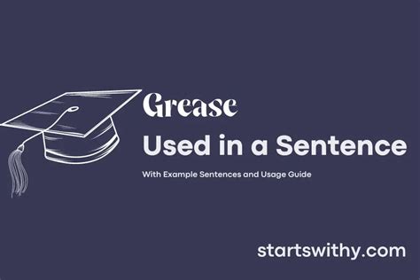 Grease Example In Sentence