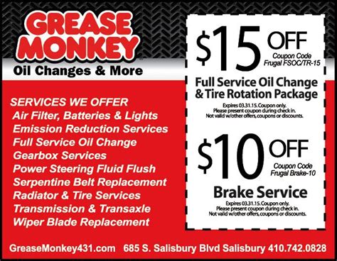 How To Use Grease Monkey Coupons Effectively In 2023