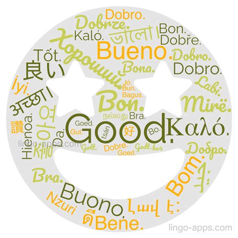 great in different language
