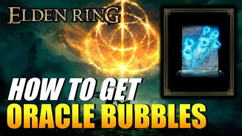 Great Oracle Bubbles Elden Ring
