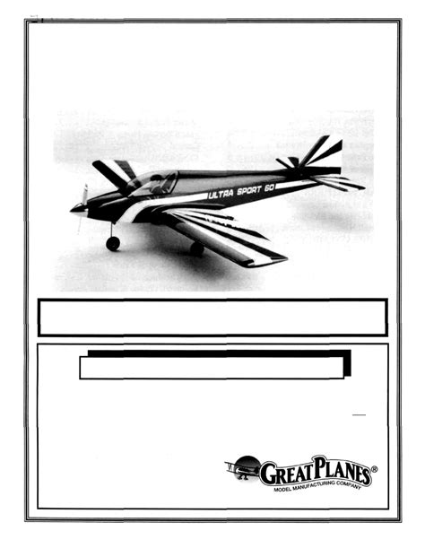 great planes ultra sport 60 manual