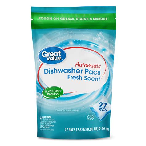 Great Value Automatic Dishwasher Detergent Pods