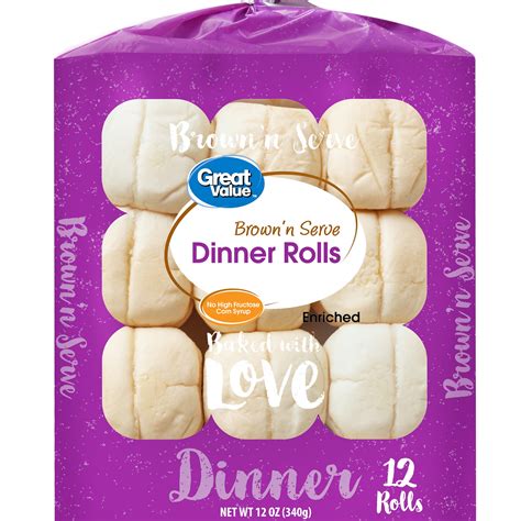 Great Value Dinner Rolls