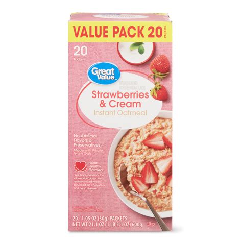 great value strawberry oatmeal