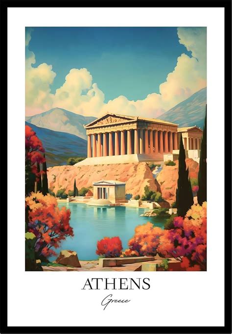 Greece Poster Art