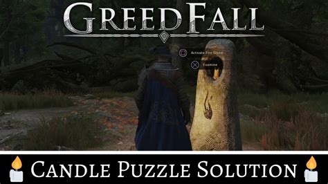 Greedfall Candle Puzzle