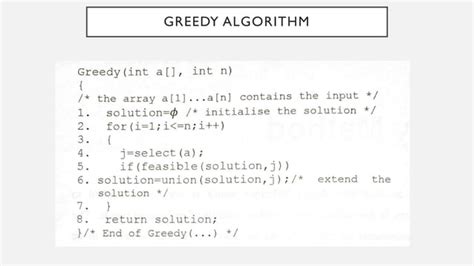 greedy algorithm in data structure with example