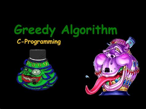 greedy algorithm program in c