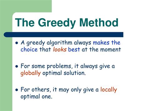 greedy method definition in daa