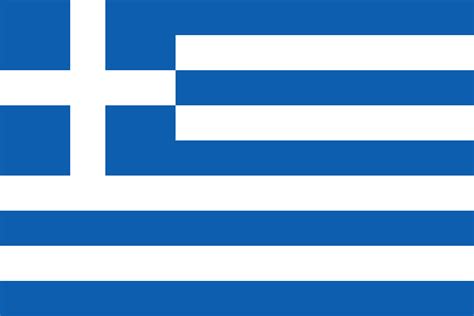 Isolated greek flag Royalty Free Vector Image VectorStock