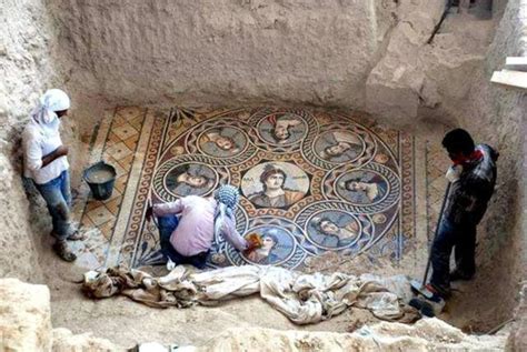 greek floor mosaic southern turkey