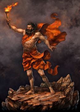 greek god who brought fire to mankind