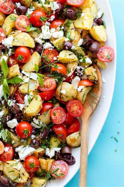 greek salad with potato salad recipe