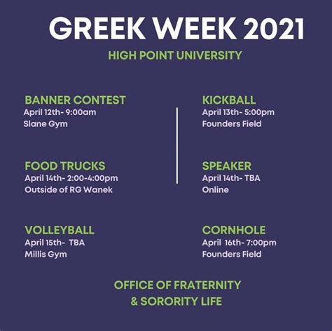 greek week
