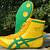 green and yellow wrestling shoes