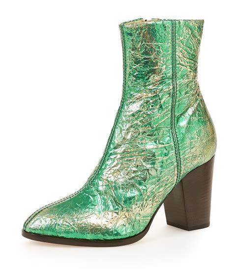 Green Ankle Boots Holly Golf NUBIKK® Official