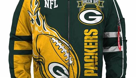 Green Bay Packer jacket Stay warm when you travel to the frozen tundra