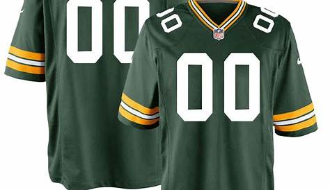 Green Bay Packers Style Customizable Football Jersey – Best Sports Jerseys