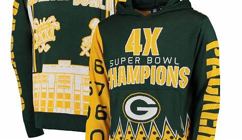 Official New Era Green Bay Packers NFL Team Shadow Green Po Hoodie