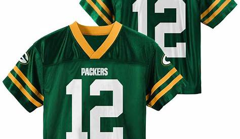 Aaron Rodgers Green Bay Packers #12 Camiseta juvenil para jogador