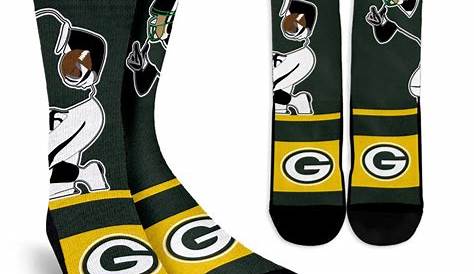 Exquisite Fabulous Pattern Little Pieces Green Bay Packers Crew Socks