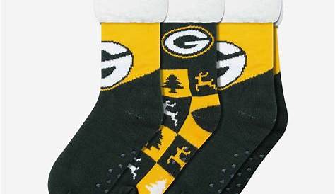Men's Green Bay Packers For Bare Feet Team Color Quarter-Length Socks