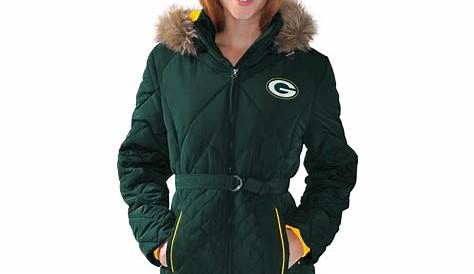 Women's Green Bay Packers Nike Green Top Half-Zip Performance Jacket
