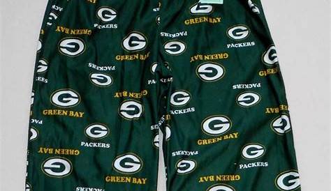 Green Bay Packers NFL Men's Plaid Flannel Pajama Lounge Bottoms Size