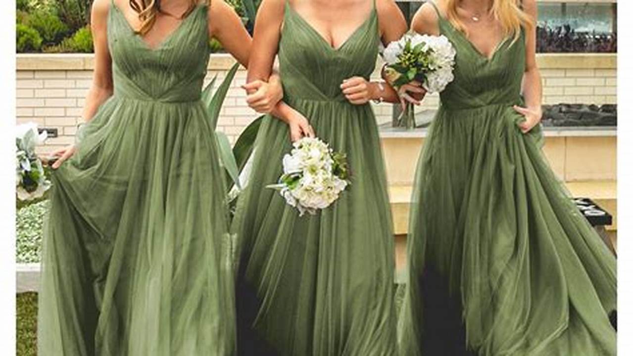 Discover the Enchanting Elegance of Green Bridesmaid Dresses: A Timeless Guide for Your Wedding