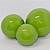 green decorative balls