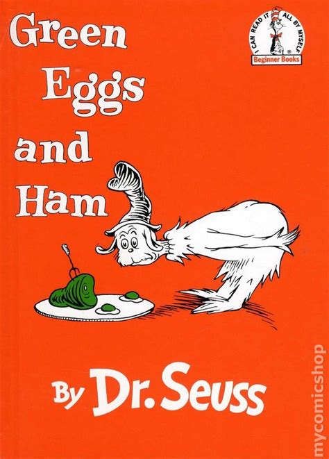 Green Eggs And Ham Book Cover Printable