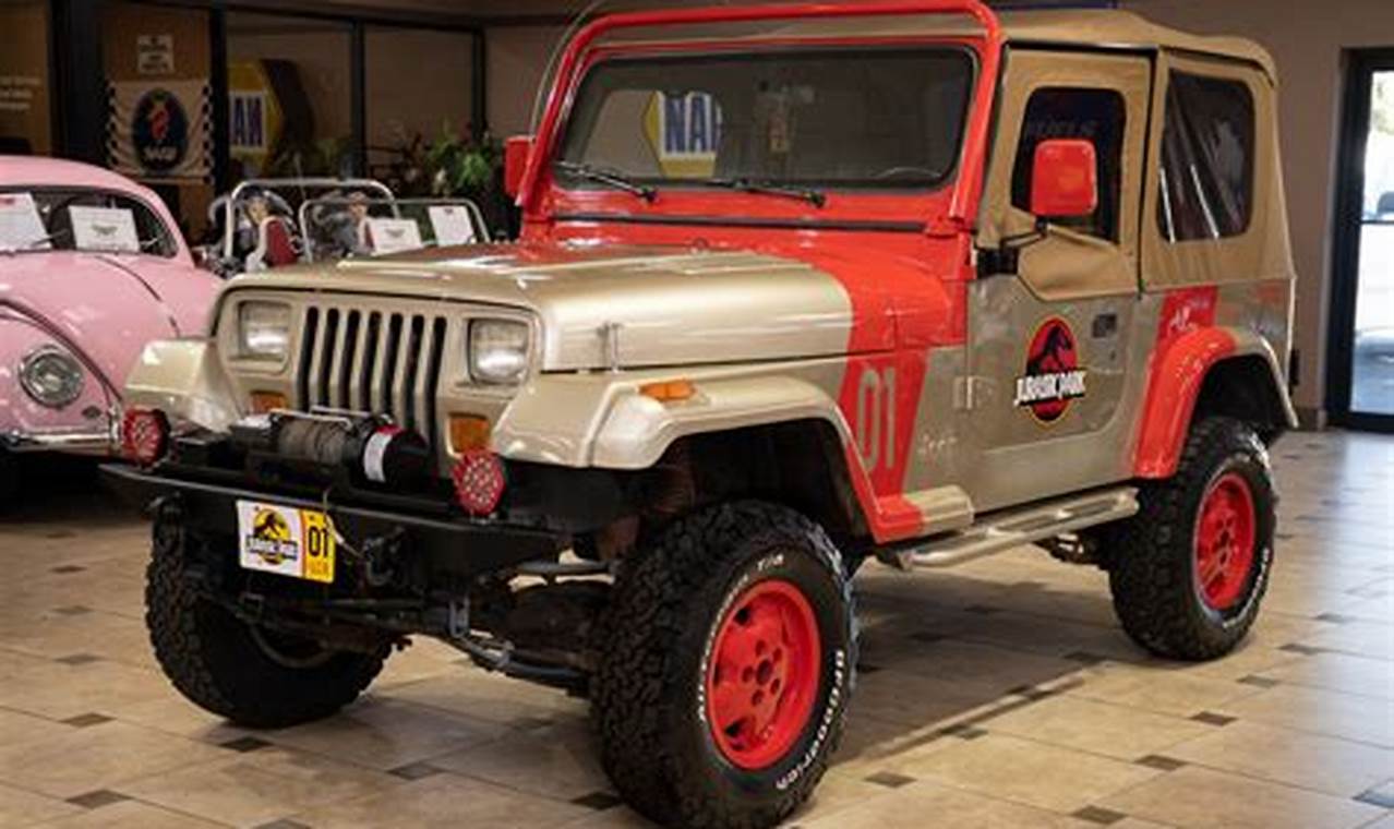 green jeep from jurassic park for sale