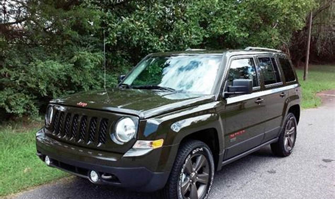green jeep patriot for sale
