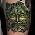 green man tattoo designs
