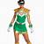 green power ranger costume womens